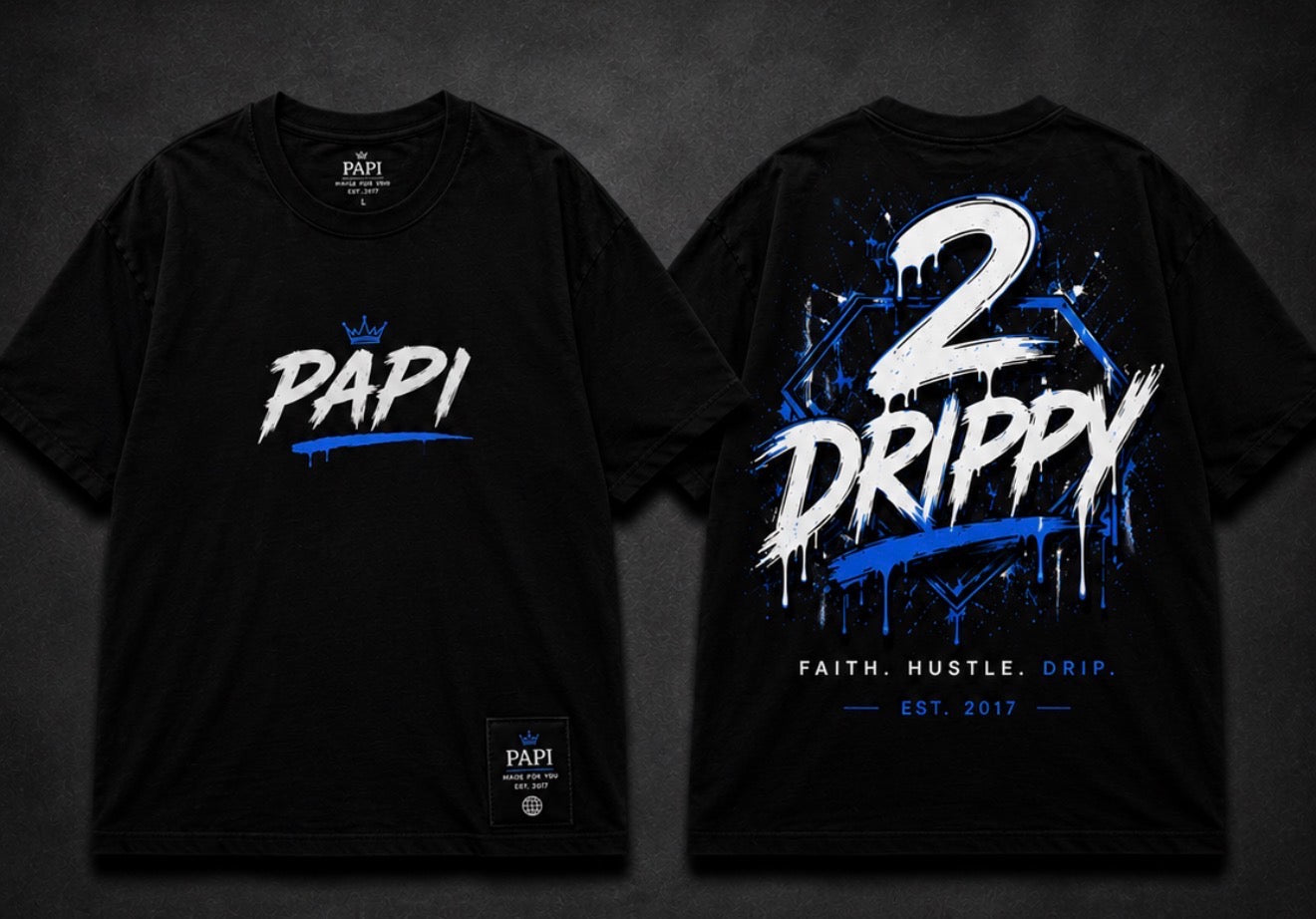 Graphic drip Tees